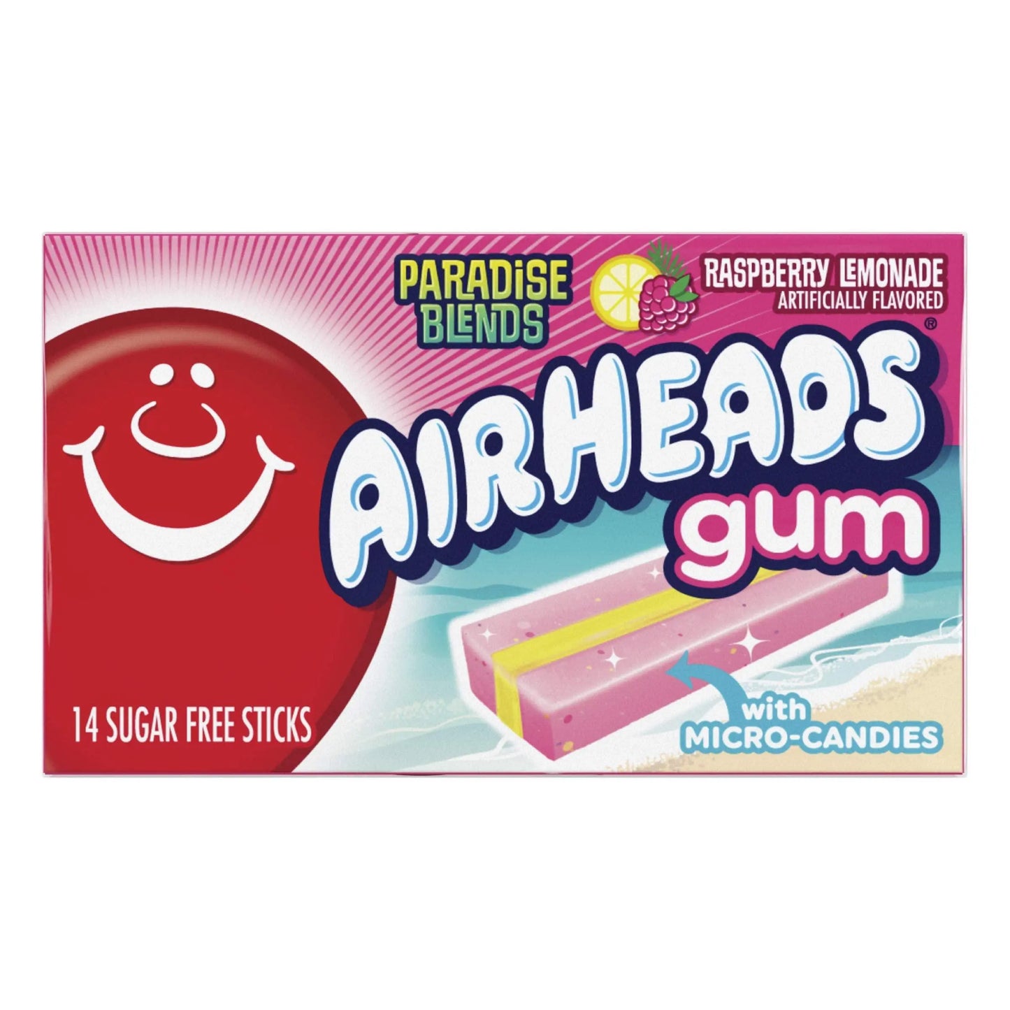 Airheads Kaugummi Himbeer-Limonade 34g - Amerikanische Süßigkeiten - OhMyCandyBox Kroatien