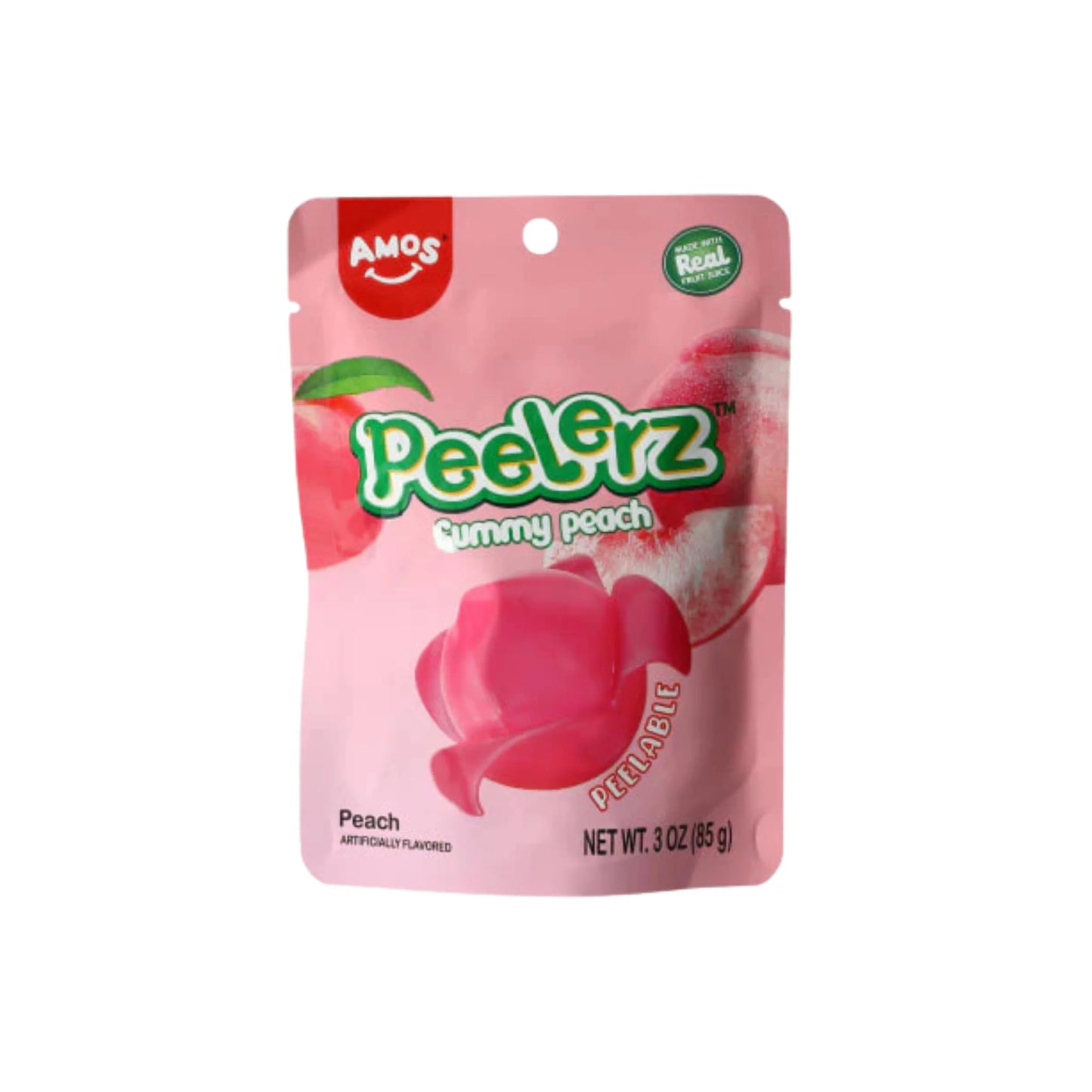 Amos Peelerz Gummy Peach 85g
