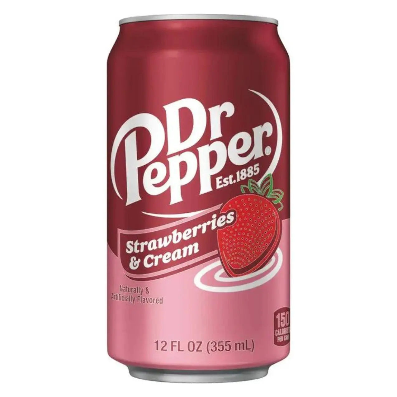 Dr Pepper Erdbeeren & Sahne 355ml - OhMyCandyBox