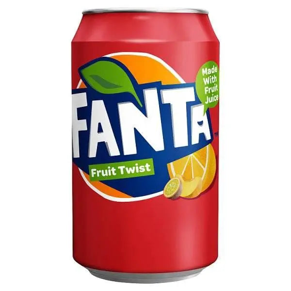 Fanta Fruit Twist 330ml - Amerikanische Süßigkeiten - OhMyCandyBox Kroatien