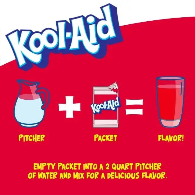 Kool-Aid Kirsche 3.6g - Amerikanische Süßigkeiten - OhMyCandyBox Kroatien