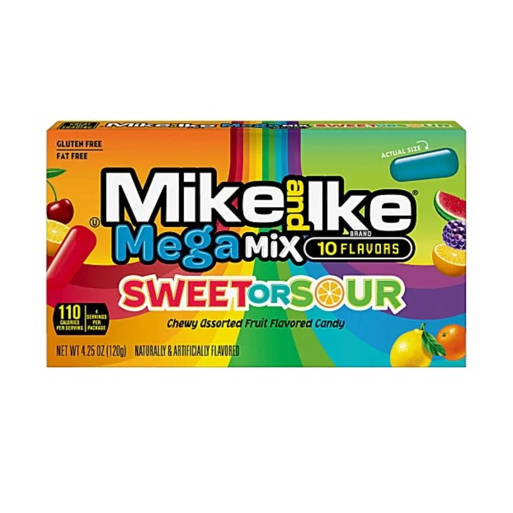 Mike und Ike Mega Mix Süß oder Sauer 120g - OhMyCandyBox
