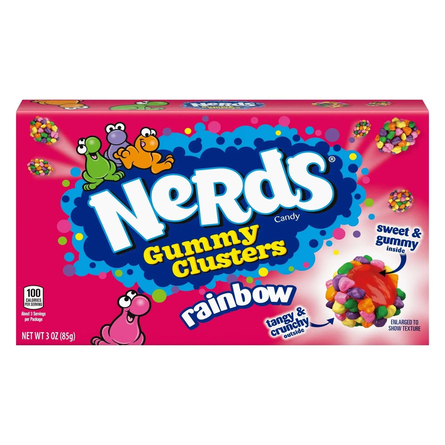 Nerds Gummy Clusters 85 g - Amerikanische Süßigkeiten - OhMyCandyBox Kroatien