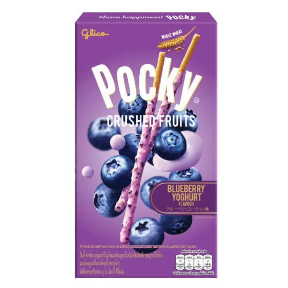 Pocky Crushed Fruits Blaubeere 38g - OhMyCandyBox