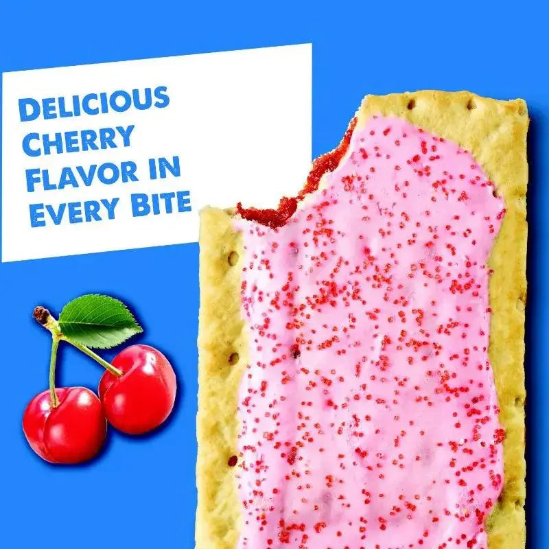 Pop-Tarts Frosted Cherry 384g - Amerikanische Süßigkeiten - OhMyCandyBox Kroatien