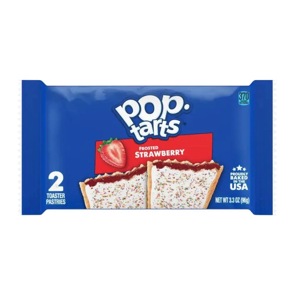 Pop-Tarts Frosted Erdbeere 96g - Amerikanische Süßigkeiten - OhMyCandyBox Kroatien