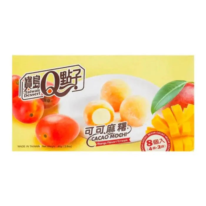 Q Brand Mochi Kakao-Mango 80g - OhMyCandyBox