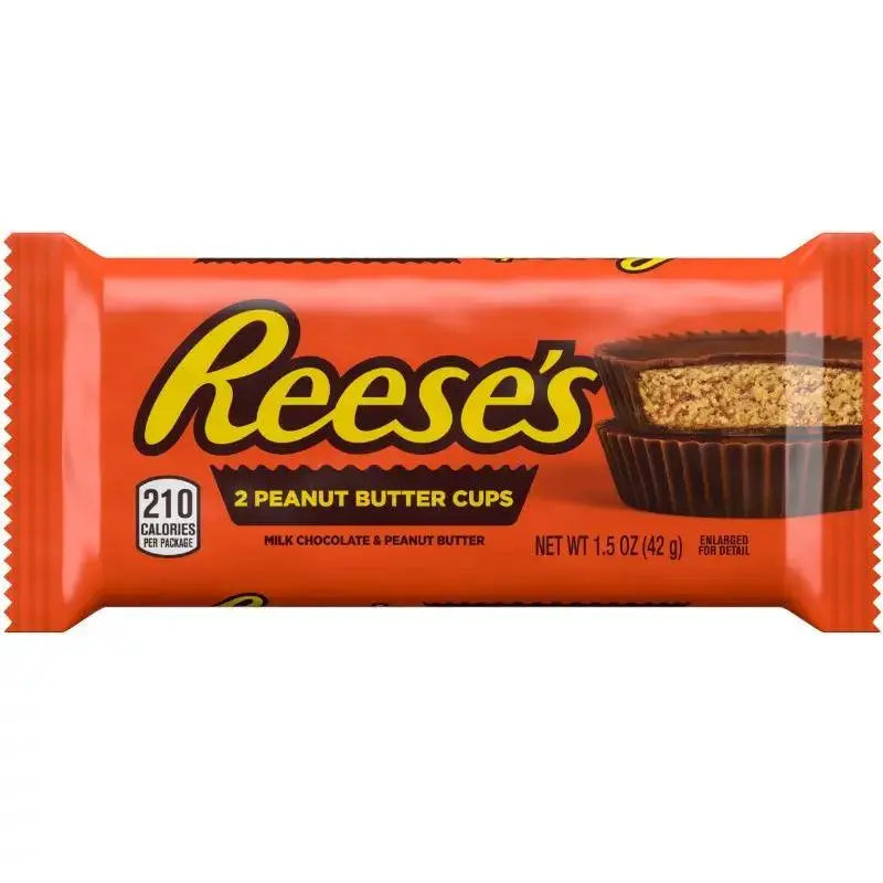Reese's Peanut Butter 2 Cups 42g - Amerikanische Süßigkeiten - OhMyCandyBox Kroatien