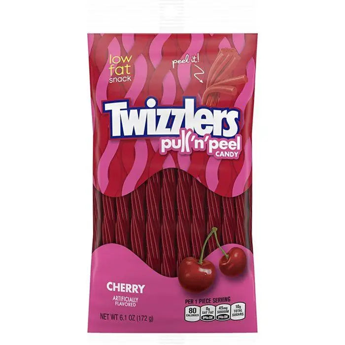 Twizzlers Pull 'n' Peel Kirsche 172g - OhMyCandyBox