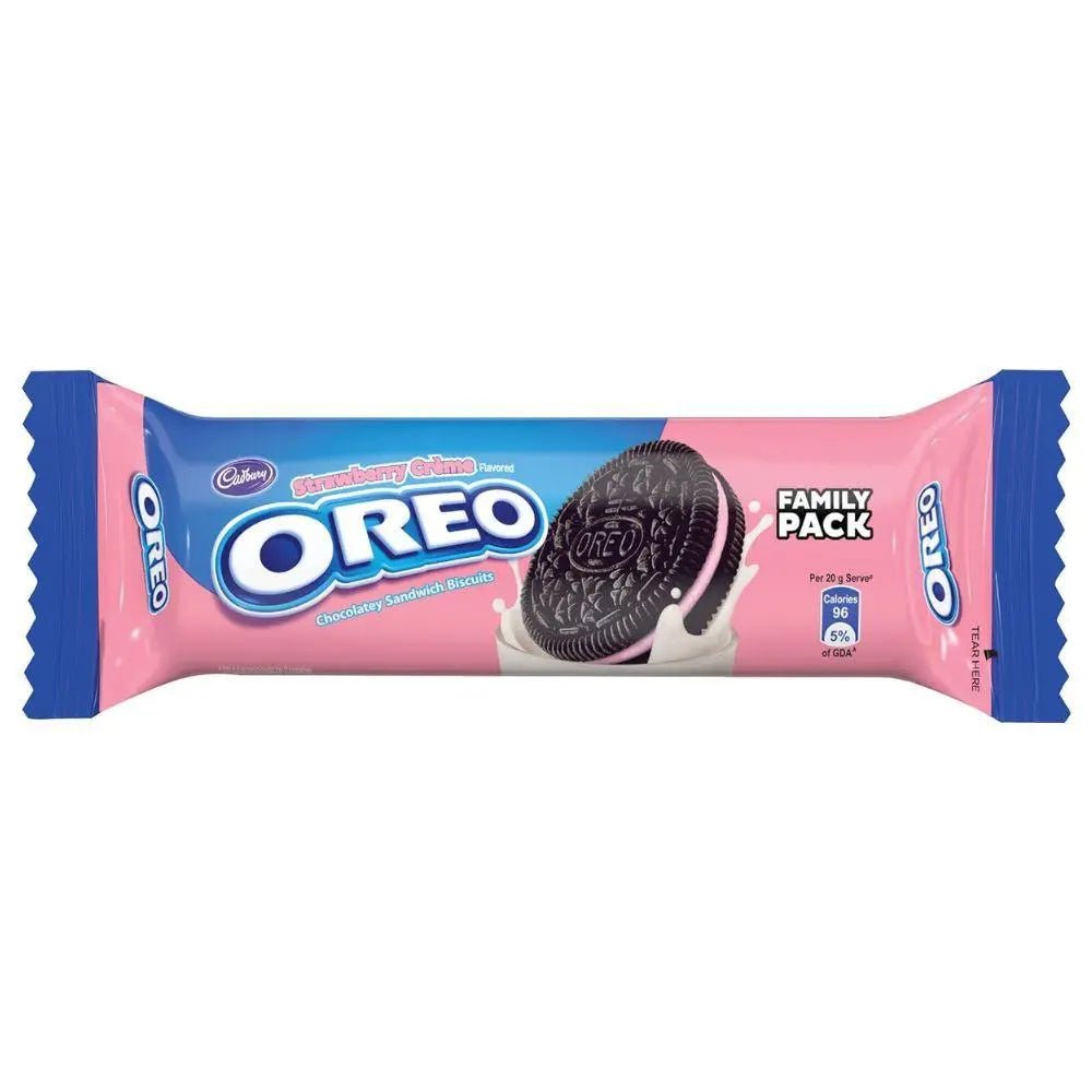 Oreo Strawberry Creme 120g - Amerikanische Süßigkeiten - OhMyCandyBox Kroatien