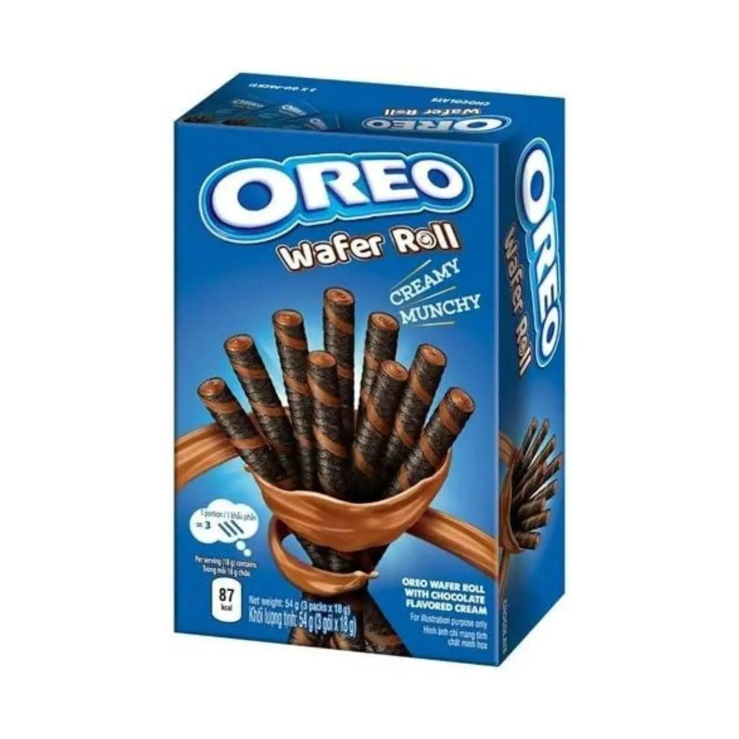 Oreo Waffelrolle Schokolade 54g - OhMyCandyBox