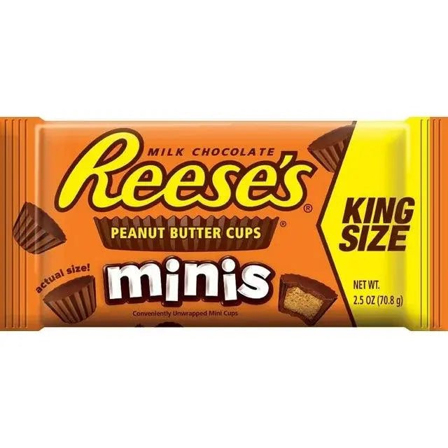 Reese's Mini Erdnussbutter Tassen King Size 70g - OhMyCandyBox