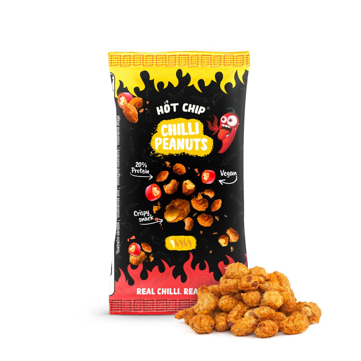 Hot Chip Chili Erdnüsse 70g - OhMyCandyBox