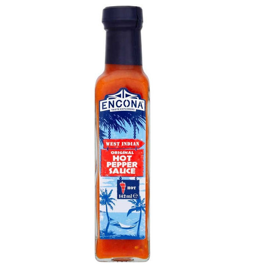 Encona West Indian Hot Pepper Sauce Hot 142ml