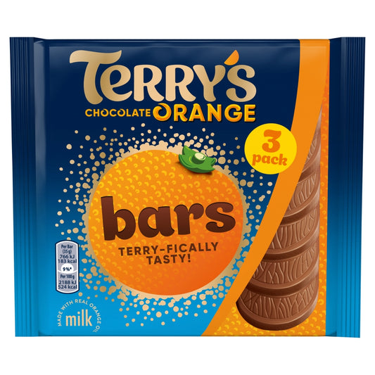 Terry's Chocolate Orange Bar 3 Pack 105g