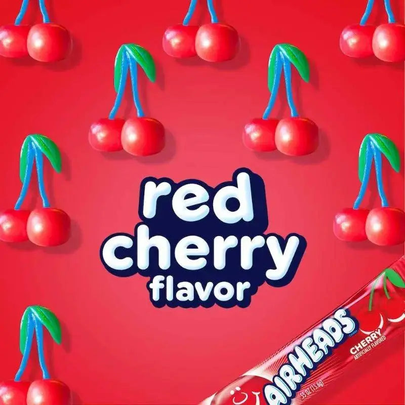 Airheads Kirsche 15,6 g - Amerikanische Süßigkeiten - OhMyCandyBox Kroatien