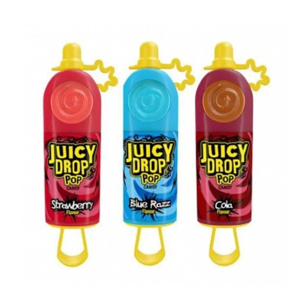 Bazooka Juicy Drop Pop Gemischte Geschmäcker 26g - OhMyCandyBox