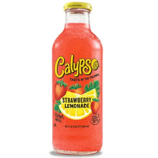 Calypso Strawberry Lemonade 473ml - Amerikanische Süßigkeiten - OhMyCandyBox Kroatien