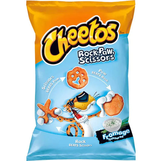 Cheetos Rock Paw Scissors Cheese 145g - Amerikanische Süßigkeiten - OhMyCandyBox Kroatien