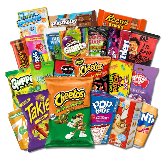 XXL Discovery paket grickalica s raznim vrećicama i pločicama, uključuje Cheetos i Reese's
