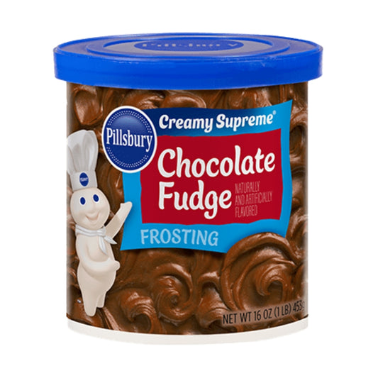 Pillsbury Creamy Supreme Frosting Chocolate Fudge 453g