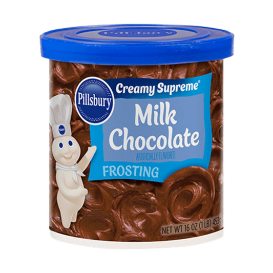Pillsbury Creamy Supreme Frosting Milk Chocolate 453g
