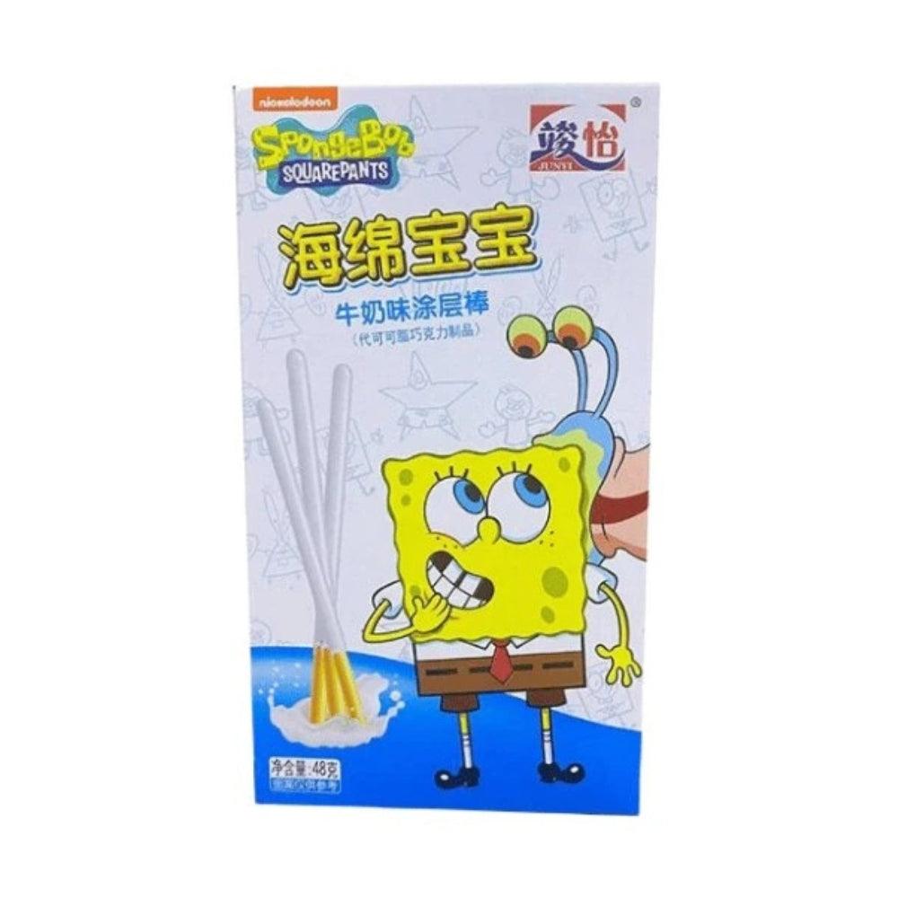 Junyi Milch Spongebob Schwammkopf 48g - OhMyCandyBox