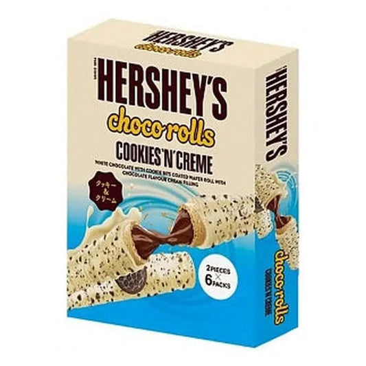 Hershey's Choco-Rolls Cookies 'N' Creme 108g - Amerikanische Süßigkeiten - OhMyCandyBox Kroatien