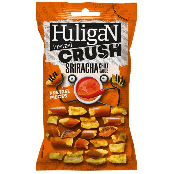 HuligaN Pretzel Crush Sriracha Chilli Sauce 65g - OhMyCandyBox