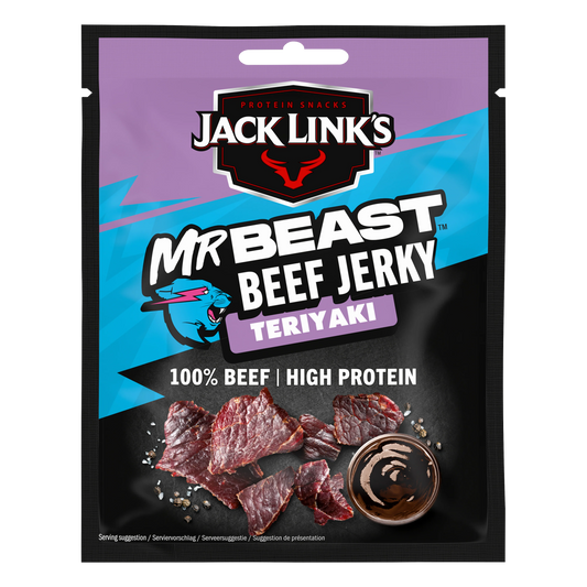 Jack Link’s MrBeast Beef Jerky Teriyaki 40g