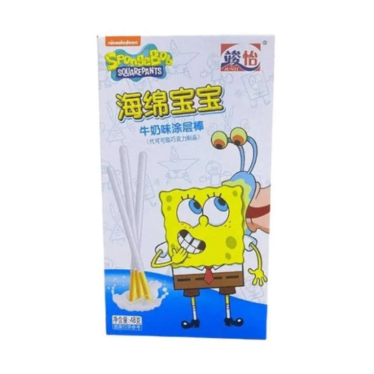 Junyi Milch Spongebob Schwammkopf 48g - OhMyCandyBox
