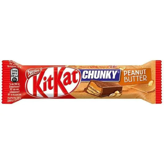 Kit Kat Chunky Erdnussbutter 42g - Amerikanische Süßigkeiten - OhMyCandyBox Kroatien