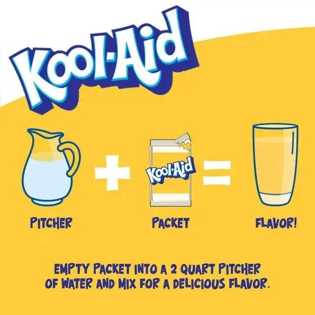 Kool-Aid Limonade 5.3g - Amerikanische Süßigkeiten - OhMyCandyBox Kroatien