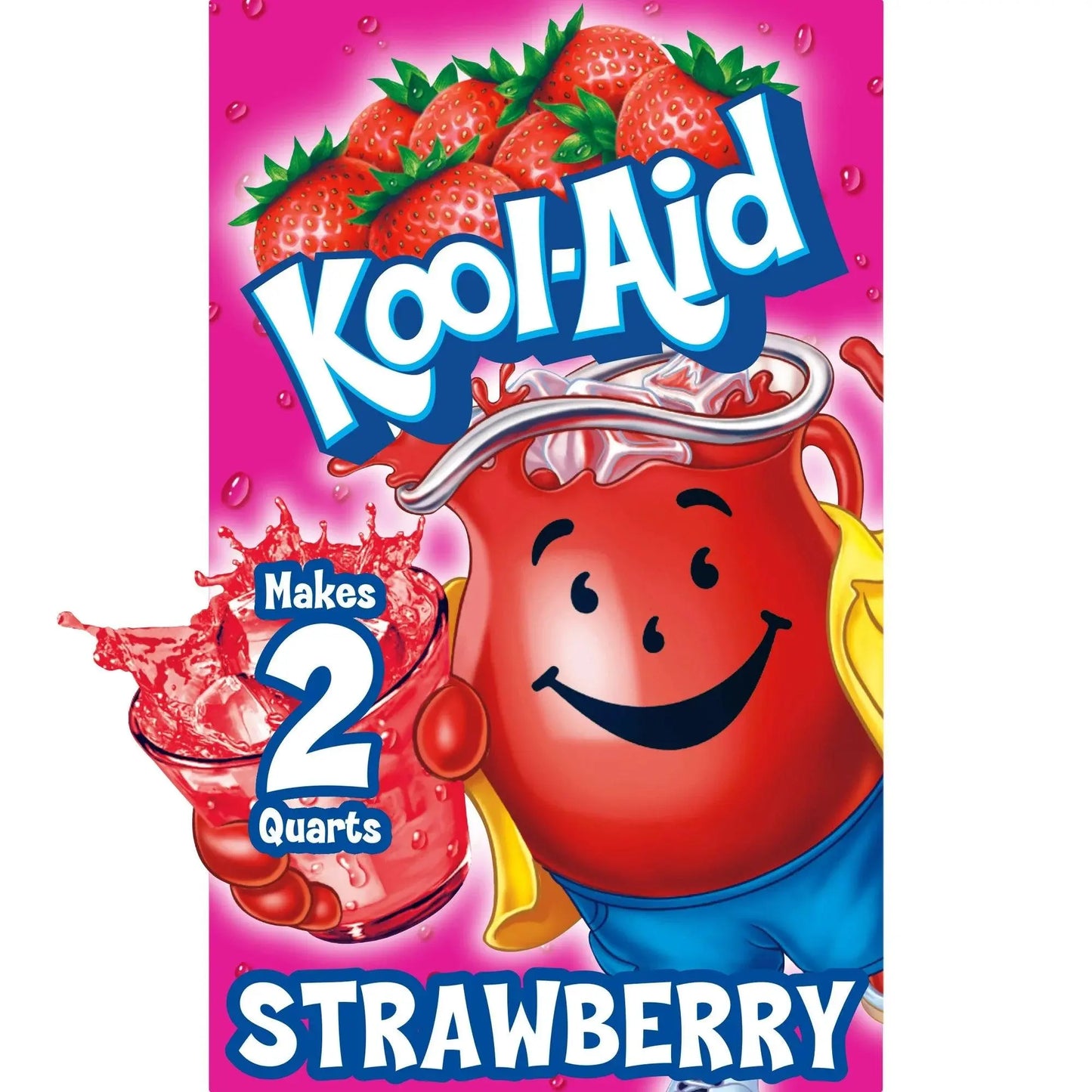 Kool Aid Erdbeere 3,9 g - Amerikanische Süßigkeiten - OhMyCandyBox Kroatien