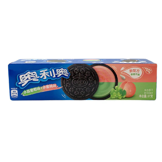 Oreo Double Crystal Grape & Peach Creme 97g