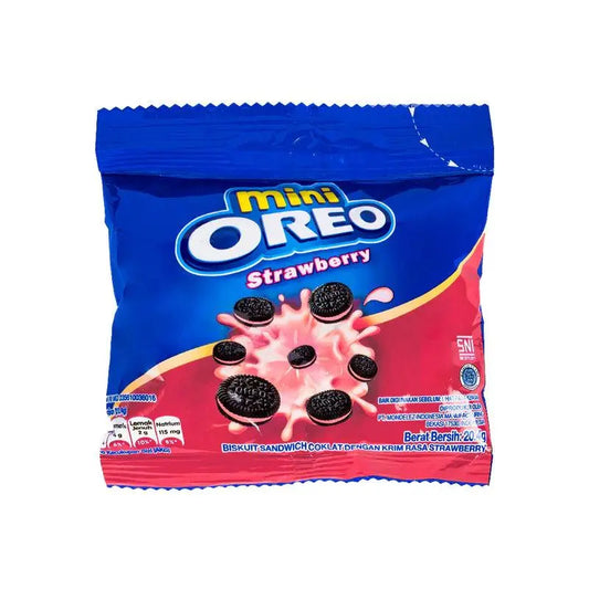 Oreo Mini Cookies Erdbeertüte 20g - OhMyCandyBox