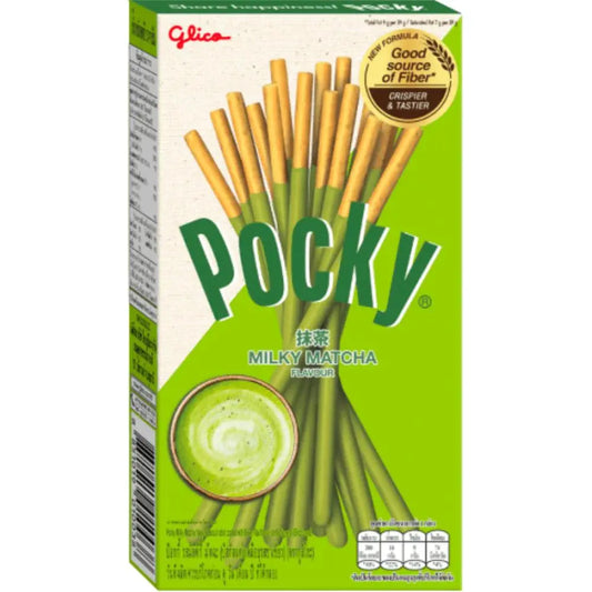 Pocky Milky Matcha 35g - Amerikanische Süßigkeiten - OhMyCandyBox Kroatien