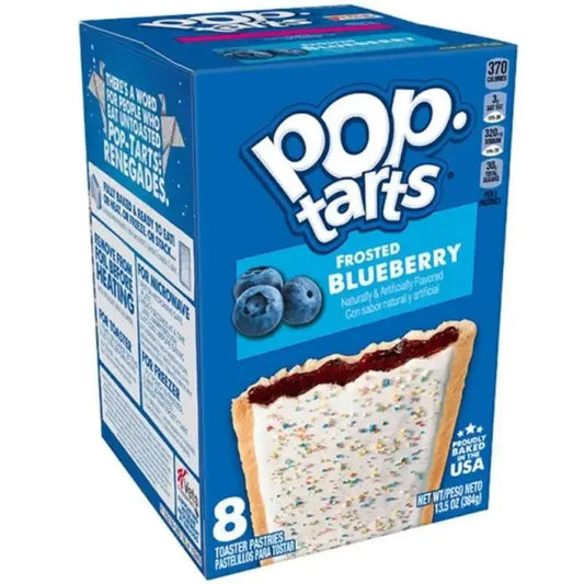 Pop-Tarts Frosted Blueberry 384g - Amerikanische Süßigkeiten - OhMyCandyBox Kroatien