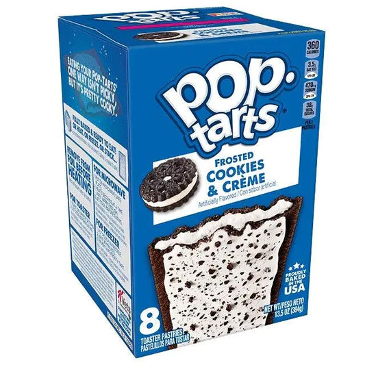 Pop-Tarts Frosted Cookies & Creme 384g - Amerikanische Süßigkeiten - OhMyCandyBox Kroatien