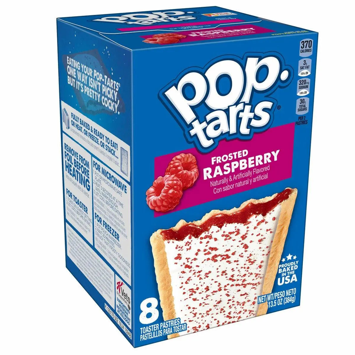 Pop-Tarts Frosted Himbeere 384g - Amerikanische Süßigkeiten - OhMyCandyBox Kroatien