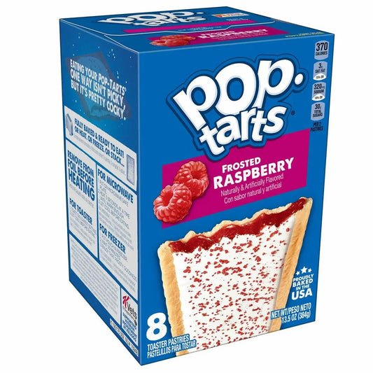 Pop-Tarts Frosted Himbeere 384g - Amerikanische Süßigkeiten - OhMyCandyBox Kroatien