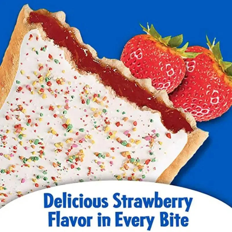 Pop-Tarts Frosted Strawberry 384g - Amerikanische Süßigkeiten - OhMyCandyBox Kroatien