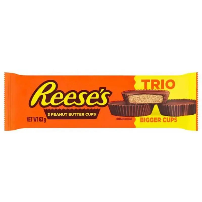 Reese’s Trio Erdnussbutter-Tafeln 63g - Amerikanische Süßigkeiten - OhMyCandyBox Kroatien
