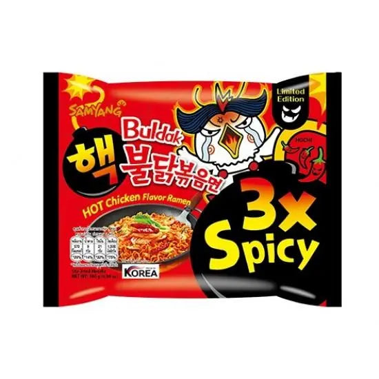 Samyang Buldak 3x Scharfe Hähnchen Limited Edition 140g - OhMyCandyBox