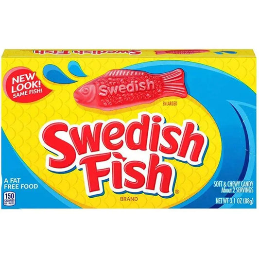 Schwedische Fische - Original 88g - Amerikanische Süßigkeiten - OhMyCandyBox Kroatien