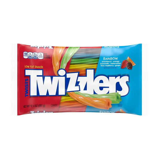 Twizzlers Regenbogen-Drehungen 351g - Amerikanische Süßigkeiten - OhMyCandyBox Kroatien