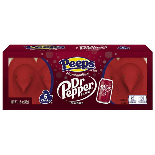 Peeps Marshmallow Chicks Dr Pepper 5 Pack 42g