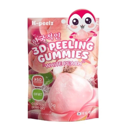 K-Peelz White Peach 3D Peeling Gummies 75g