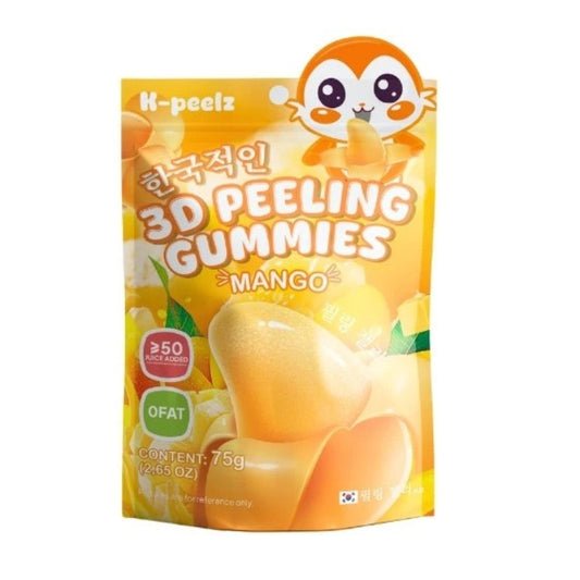 K-Peelz Mango 3D Peeling Gummies 75g