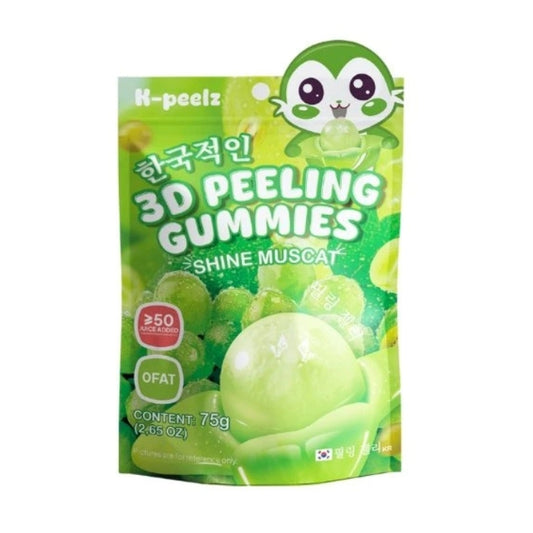 K-Peelz Shine Muscat 3D Peeling Gummies 75g